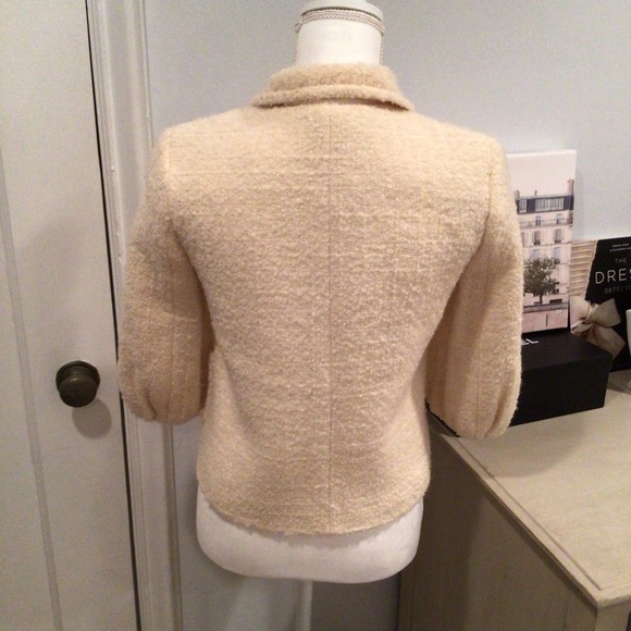 J.Crew Jacket cream / off white - tagless but classic size 2 - Picture 4 of 4